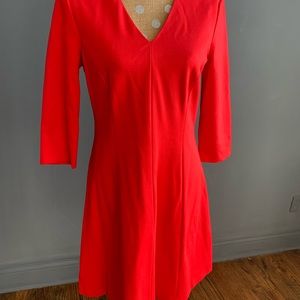 ann Klein red dress sz 6